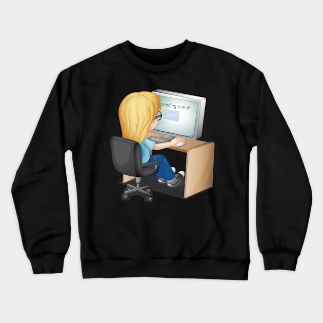 character artwork Crewneck Sweatshirt by  Berbero